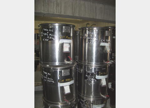 Cuves inox fond plat de marque décalinox - Volume 150 litres
