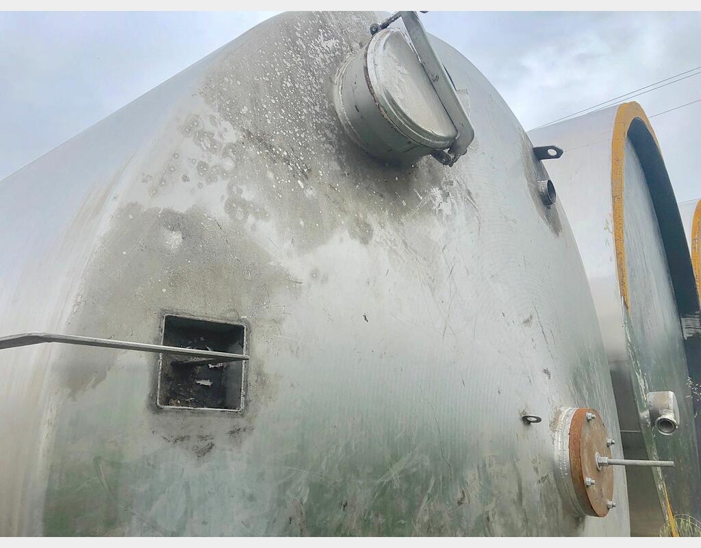 Cuve INOX de stockage isolée - Volume : 20 000 litres