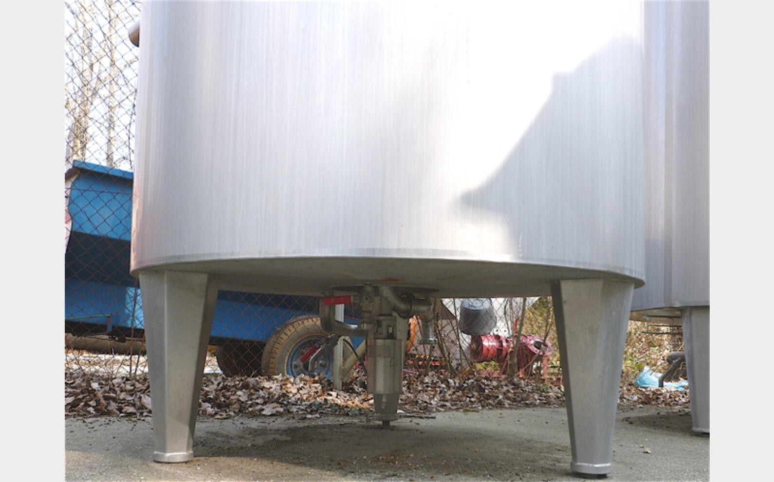 Cuve INOX ferment 3000 L double paroi Volume : 3000 litres