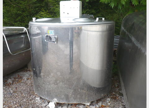 Tank &agrave; lait INOX 304 Volume : 850 litres