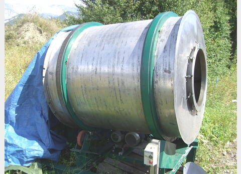 Cuve inox de macération 1000 L - Systeme de rotation avec moto réducteur
