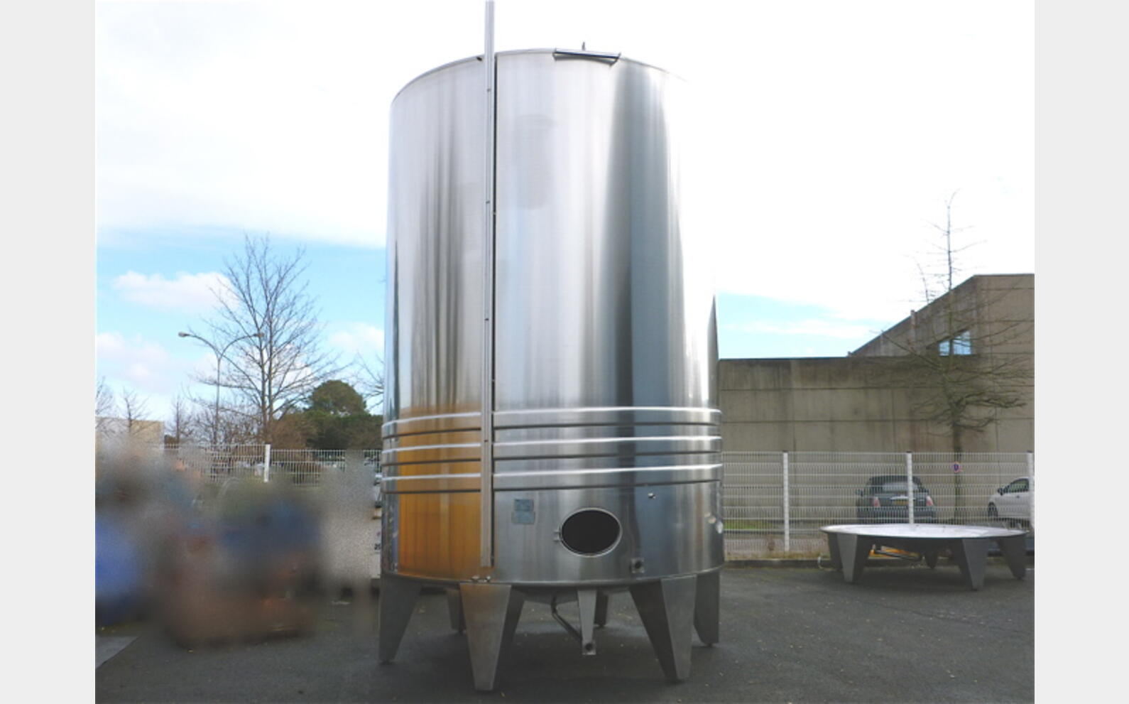 cuve stockage INOX 304L/316L refroidit 6,34 m2 MATERIEL NEUF