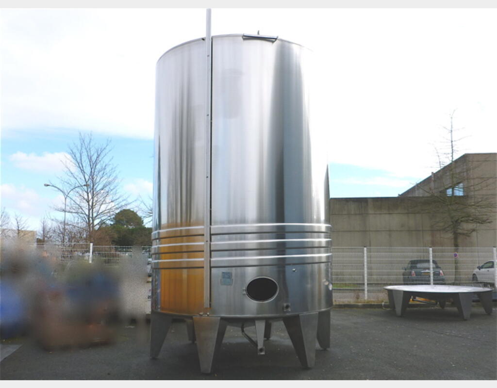cuve stockage INOX 304L/316L refroidit 6,34 m2 MATERIEL NEUF