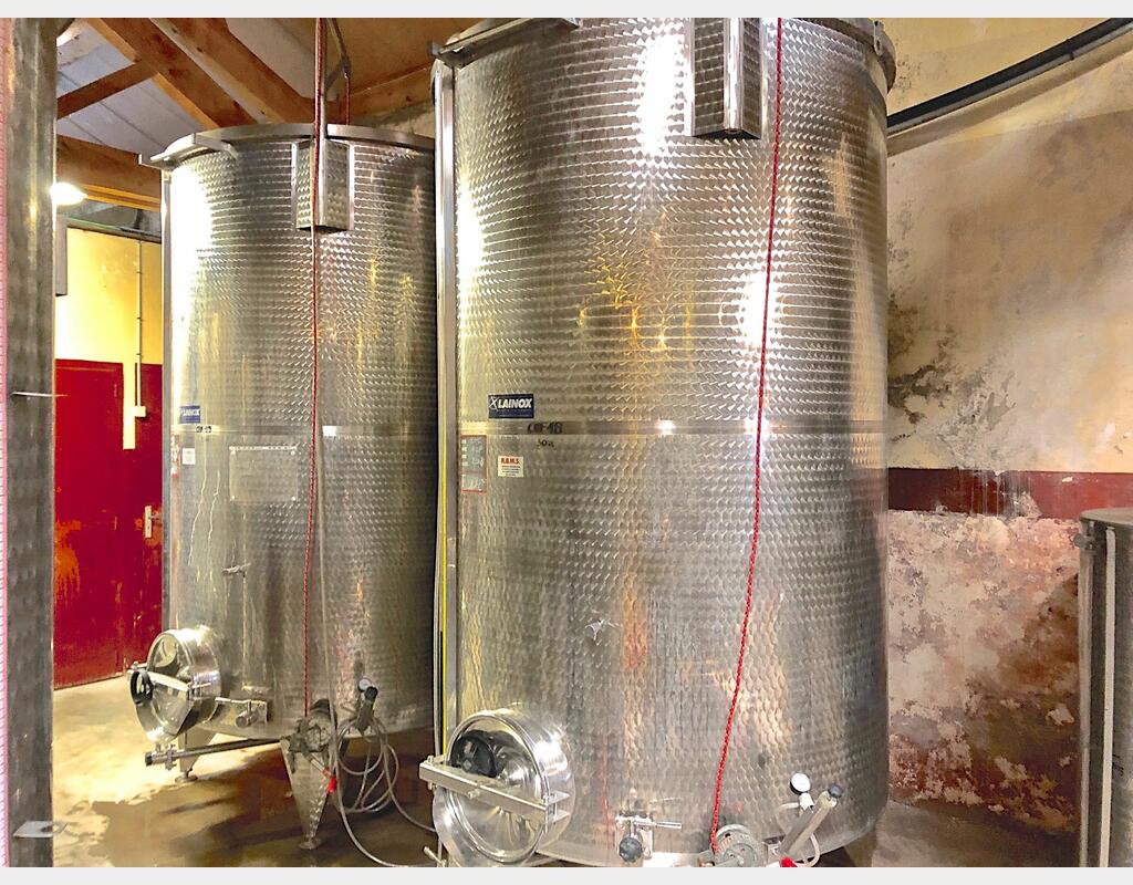 Cuve inox chapeau flottant CST19 Volume : 50 hectos (5000 litres)