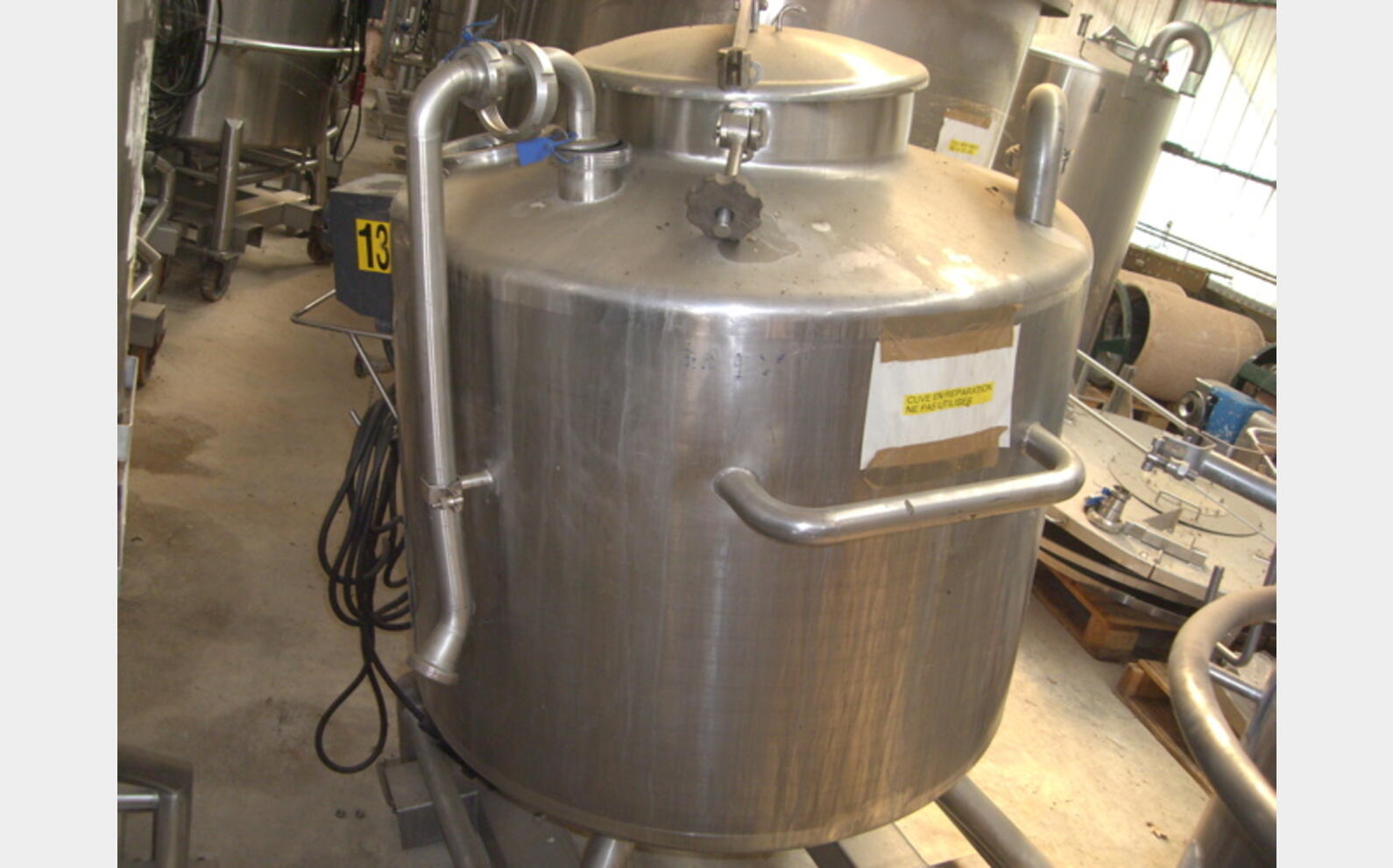 cuve stockage INOX 316L Agroalimentaire.