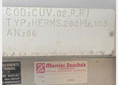 Cuve inox d'&eacute;gouttage Marque : Mercier Sanchez