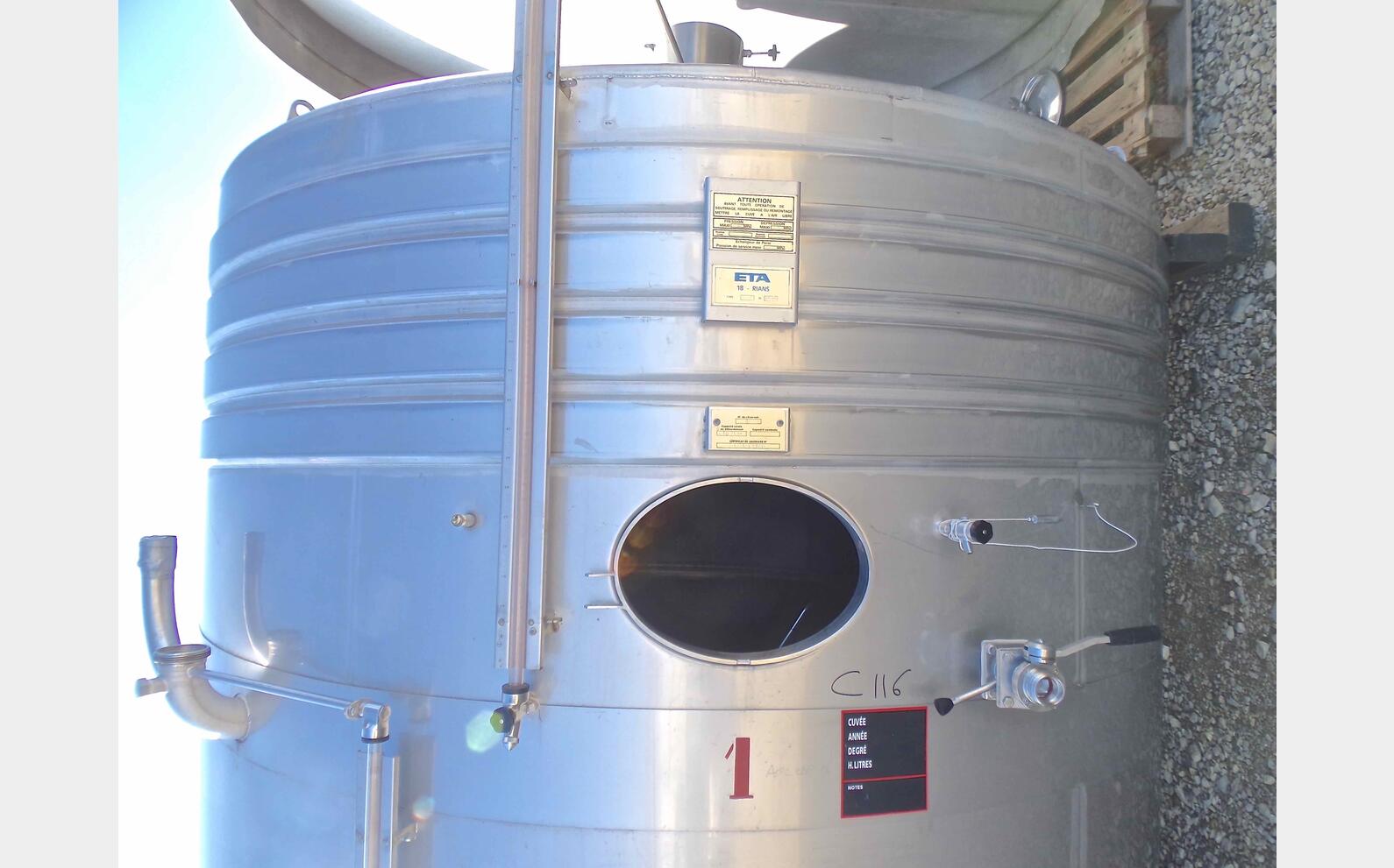 Cuve INOX 200 HL 2 COMPT. Marque : ETA