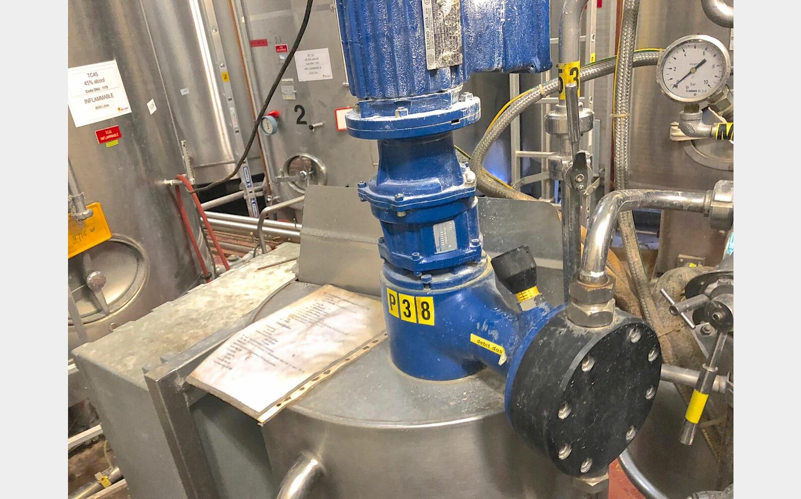 ATEX earth filter - Model NF 10 Flow : 300 HL/h DELLA TOFFOLA