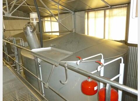 Cuve de stockage inox refroidie Provenance : agroalimentaire (champagne) Marque : ALFA LAVAL