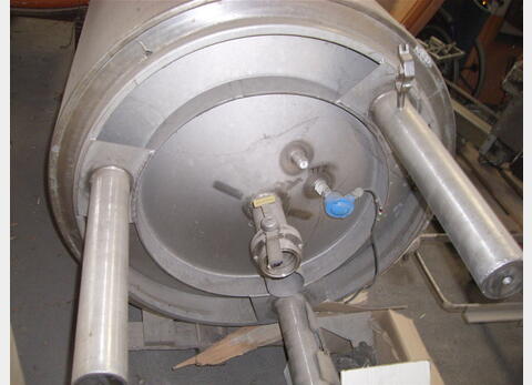 Cuve inox de stockage 1000 litres  - Isolée avec circuit coquillé