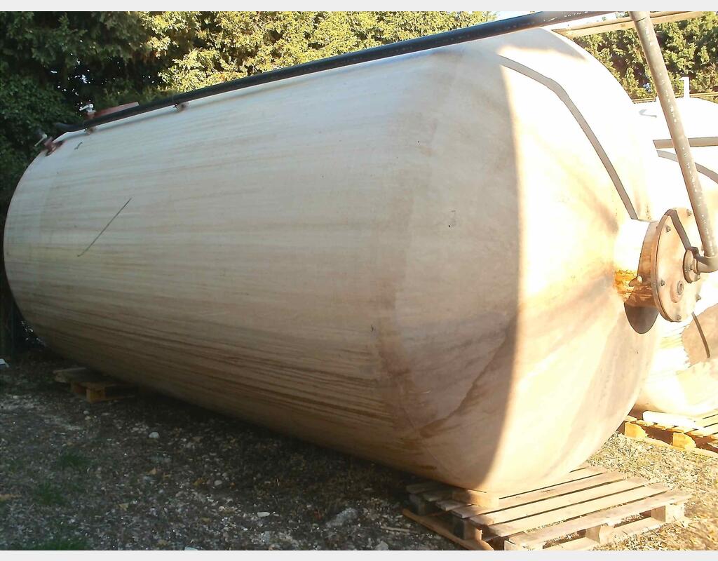 Cuve de stockage fibre - Fond plat