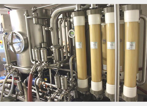 Filtre tangentiel pour microfiltration - Sortie moyenne : 10.000 - 15.000 L/h