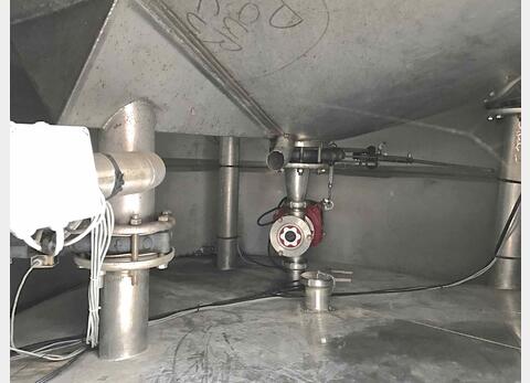 Cuve inox compartiment&eacute;e Capacit&eacute; totale 464 hls