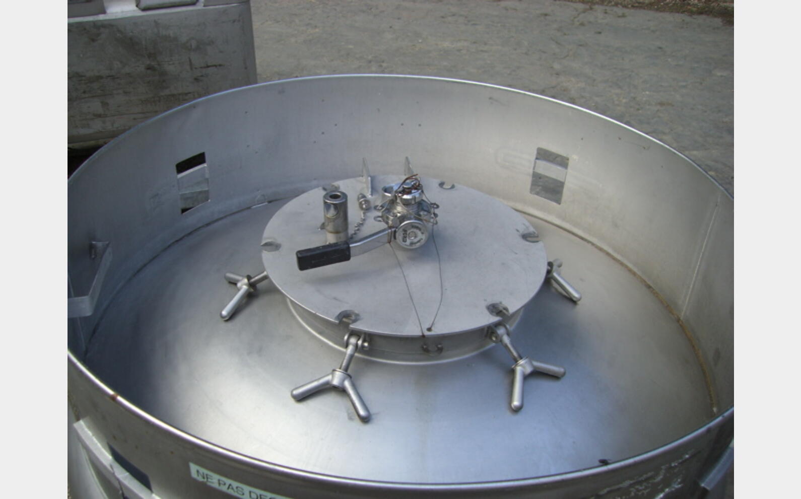 conteneur INOX 304L 460 litres
