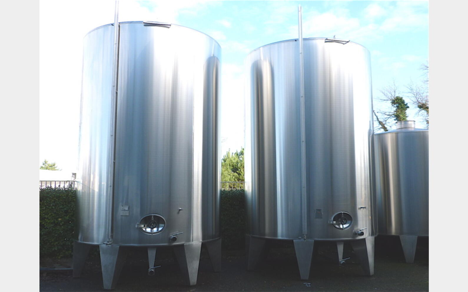 cuve stockage INOX 304L/316L MATERIEL NEUF