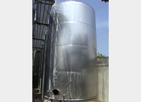 Cuve INOX 316 cylindrique verticale