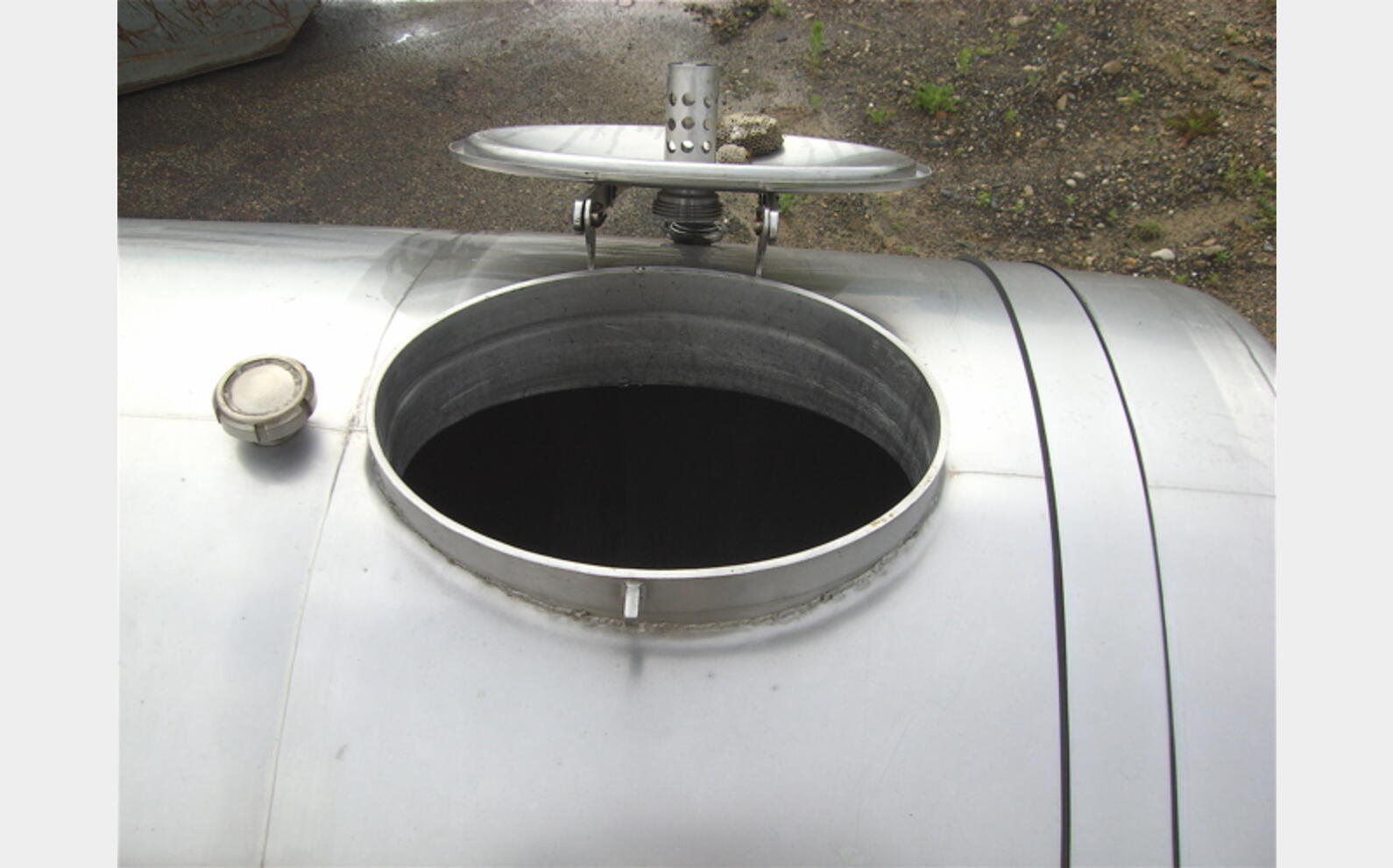 Citerne Inox 304 sur roues 2 x 3.000 Litres