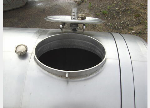 Citerne Inox 304 sur roues 2 x 3.000 Litres