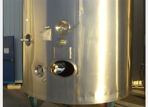Cuve Inox316 de stockage, occasion Pierre Guerin, isol&eacute;e, r&eacute;chauff&eacute;