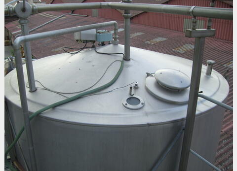 Cuve de stockage verticale de 30 m3 - INOX 304, Isoléé , agitée