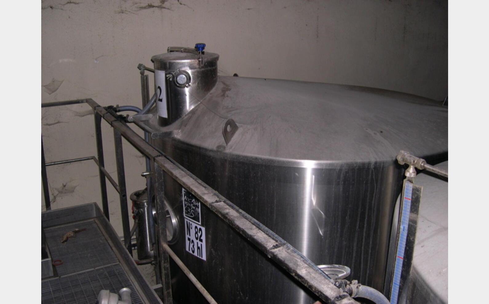 Cuve INOX de 25200 L Provenance : vinicole