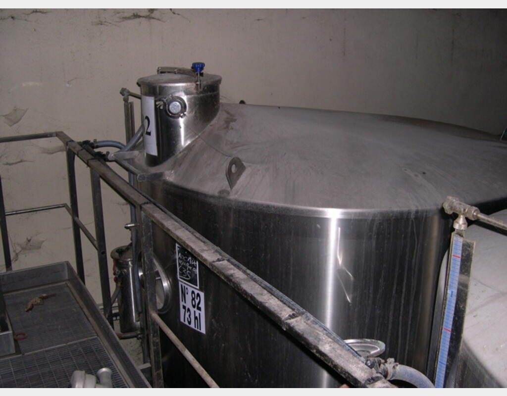 Cuve INOX de 25200 L Provenance : vinicole