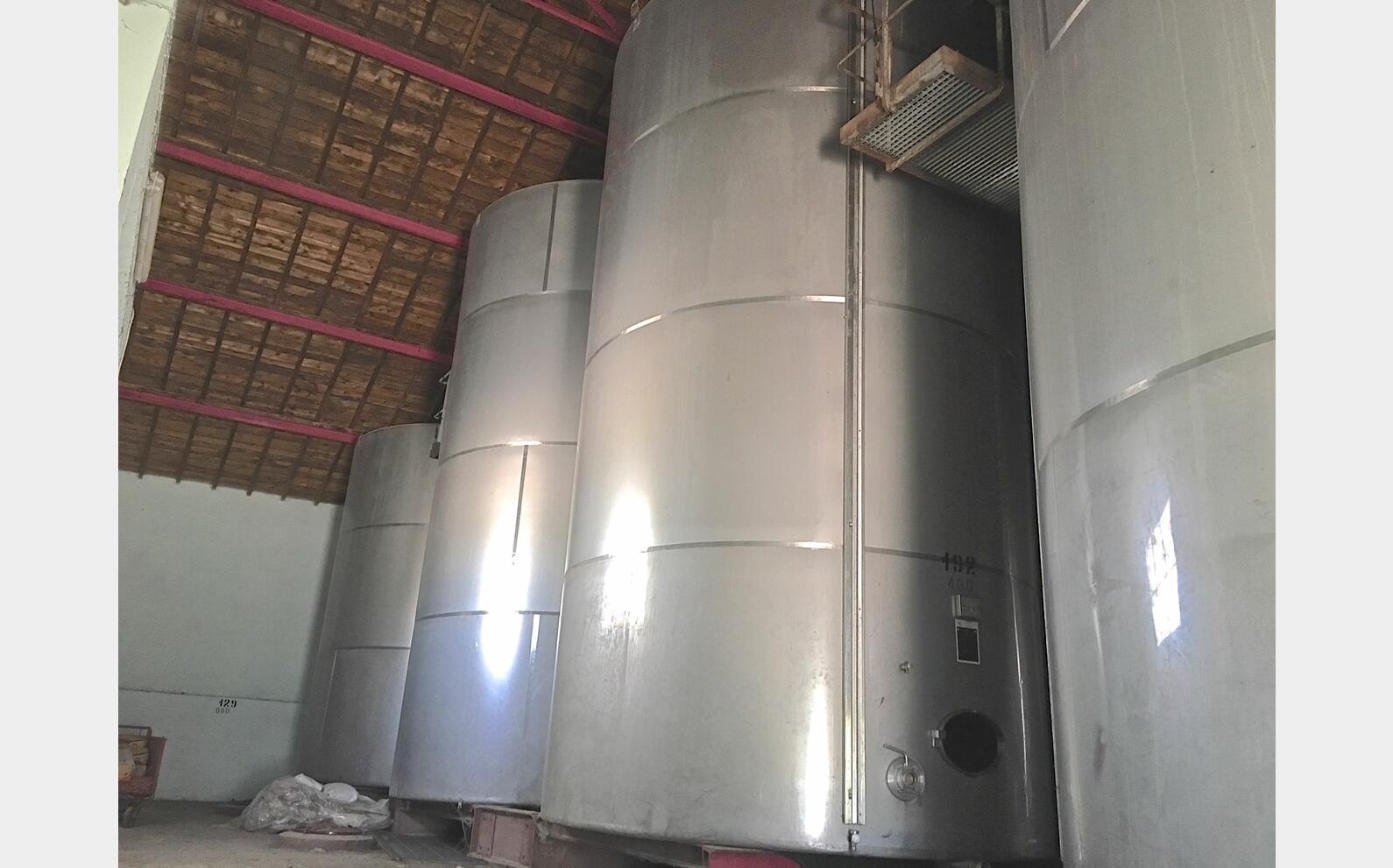 Cuve Inox 316 Ti cylindrique verticale