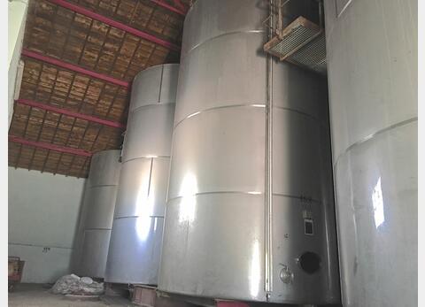 Cuve Inox 316 Ti cylindrique verticale