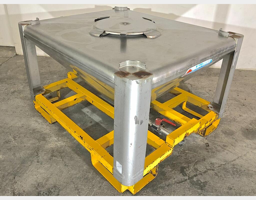 Conteneur inox 250 litres - Marque : SONECO