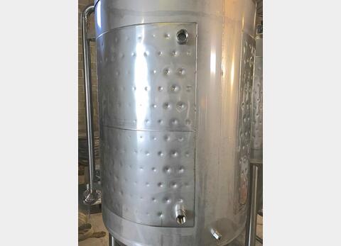 304 stainless steel tank - Cylindro-conical 6.4 HL (640 liters) ARSILAC
