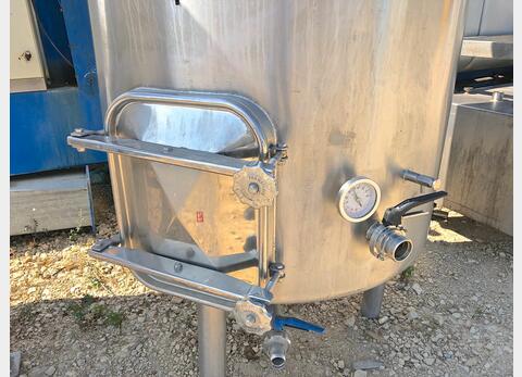 Cuve inox chapeau flottant - Volume de 2000 litres (20 hls)