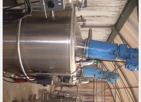 Cuve inox 316L agit&eacute;e, r&eacute;chauff&eacute;e volume : 500 litres marque : PIERRE GUERIN