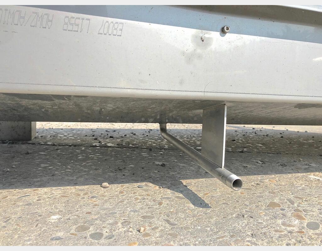 Bac inox support pour tonnelet