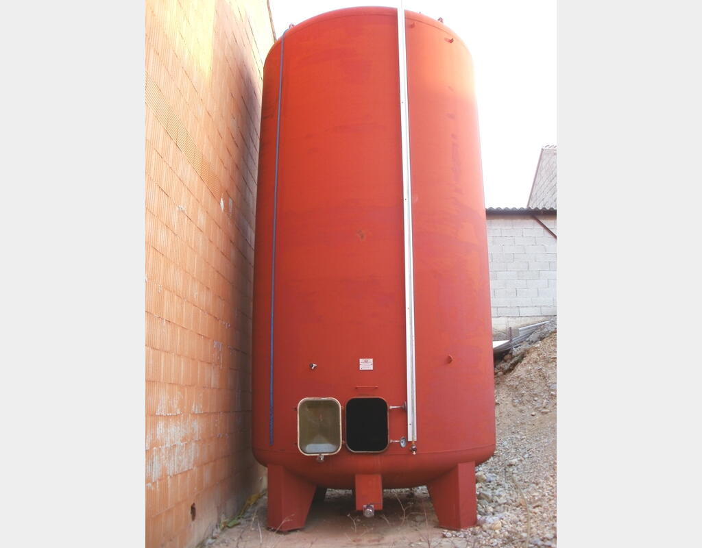 Cuve Acier Emaillé 400 Hls - Fonf Bombé sur Pieds