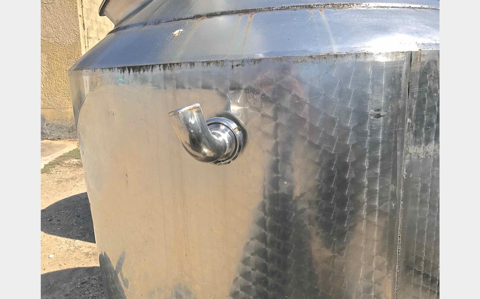 Cuve m&eacute;lange inox