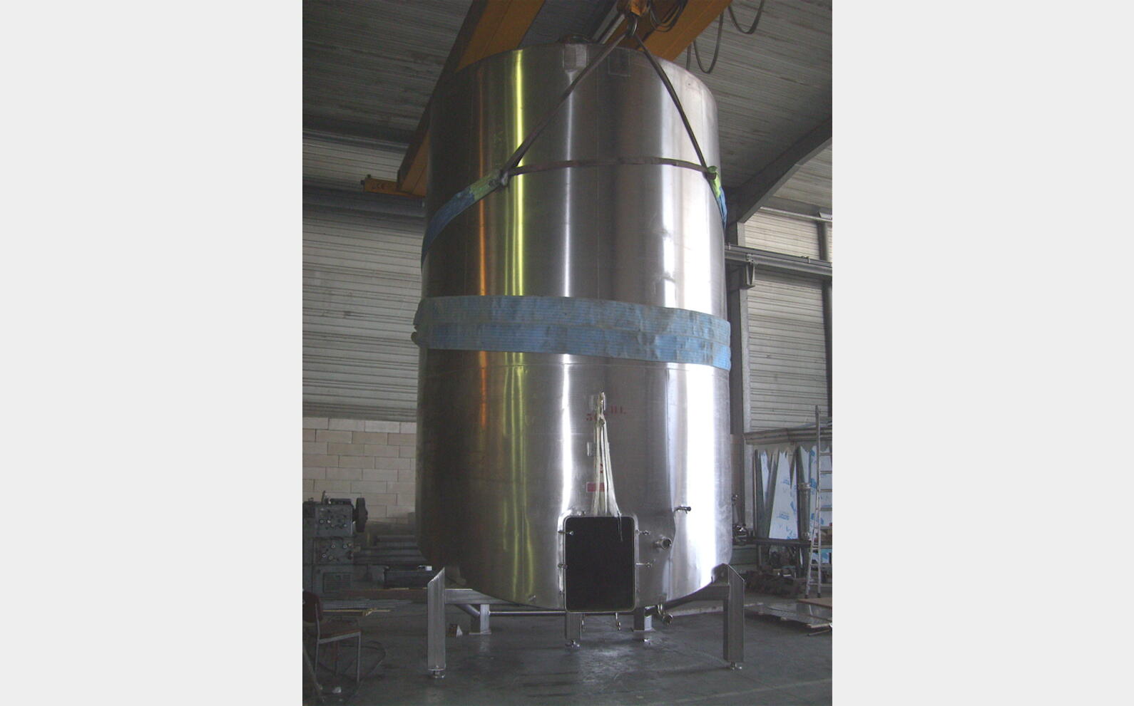 cuve stockage/vinification INOX Agroalimentaire : vin rouge Marque : PIERRE GUERIN.
