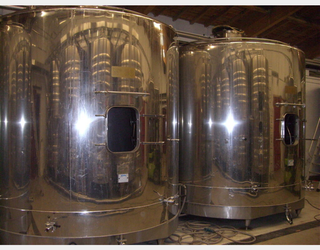 Cuve inox 304 de vinification 187.5hls - Marque : ETA, année 1986
