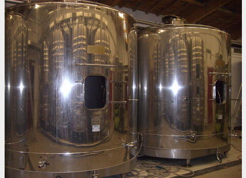 Cuve inox 304 de vinification 187.5hls - Marque : ETA, année 1986