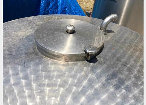 Cuve inox fond plat PU0118