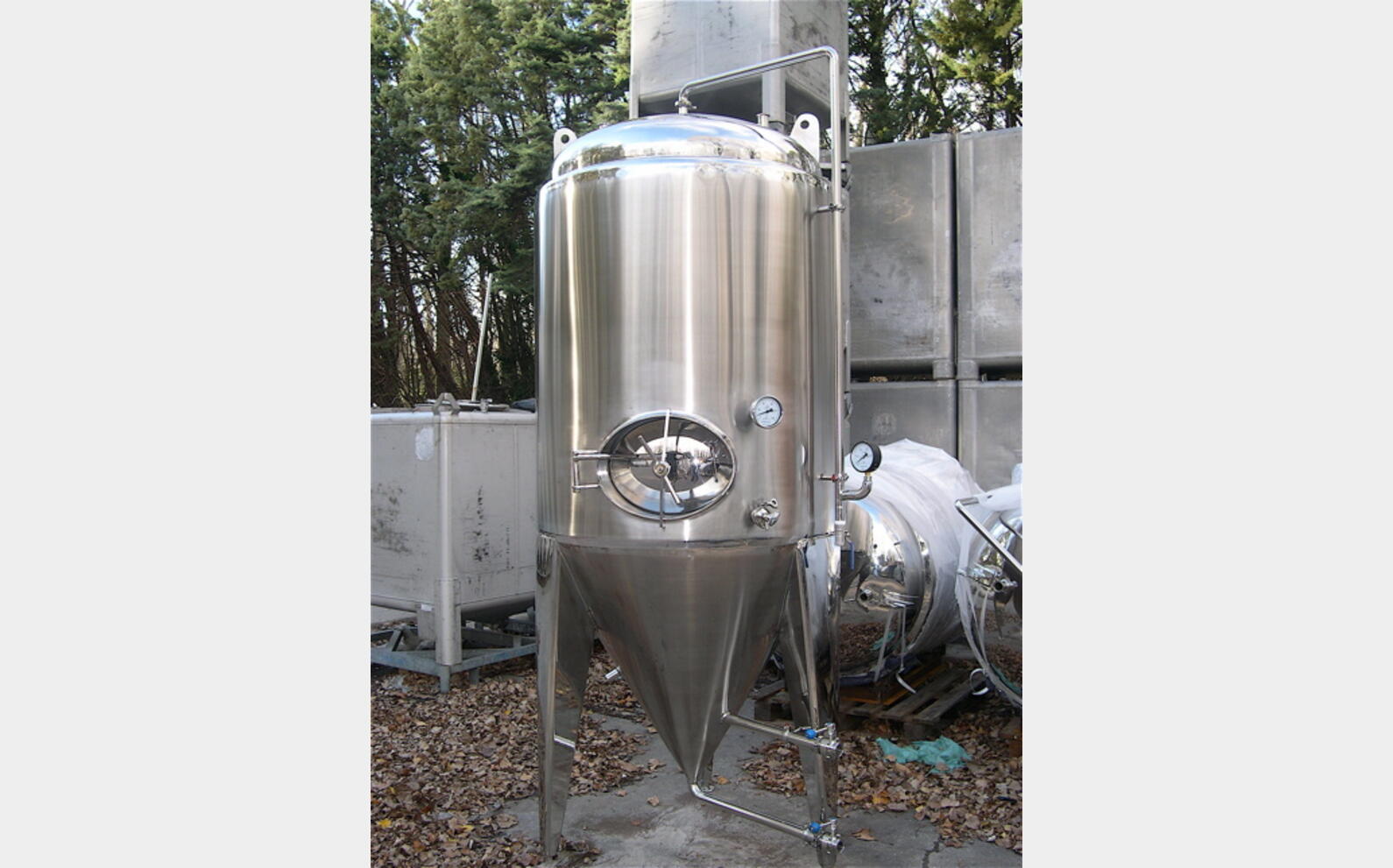 Cuve de fermentation 1000 litres - Isolée avec circulation forcée - Occasion