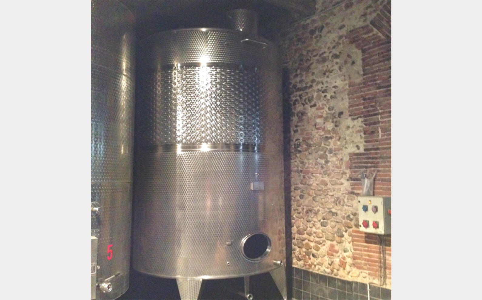 Cuve inox de stockage de 120 hls