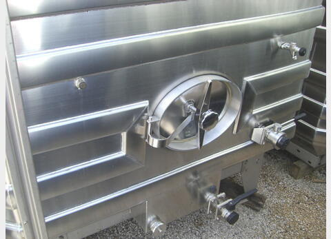 Cuve parall&eacute;l&eacute;pip&egrave;dique INOX 316L