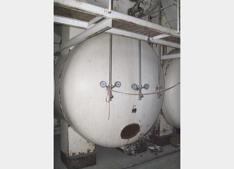 Cuve horizontale acier rev&eacute;tu de 245 hls, occasion