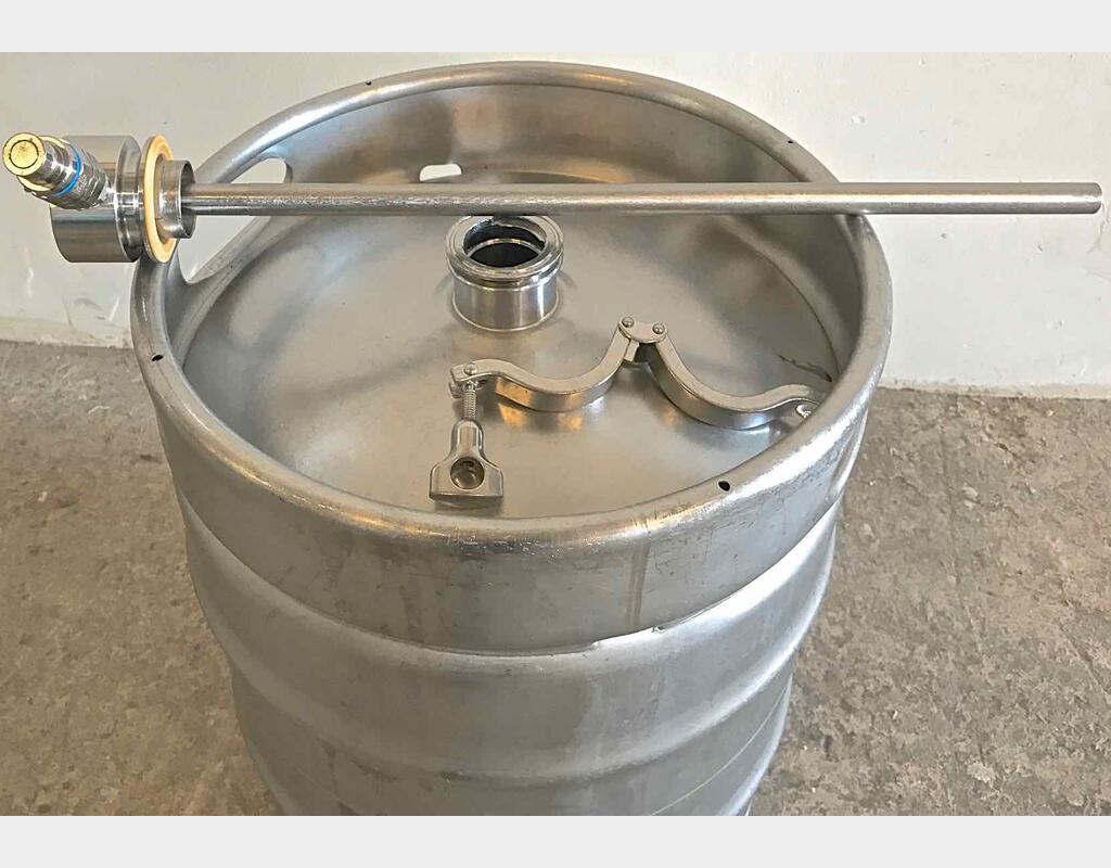 Cuve de stockage inox - Volume : 50 litres