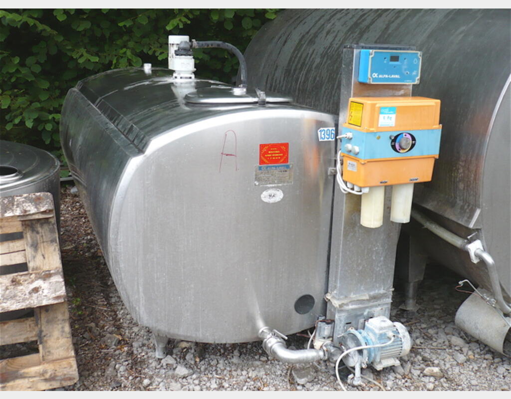 Tank à lait INOX 304 - Marque : ALFA LAVAL