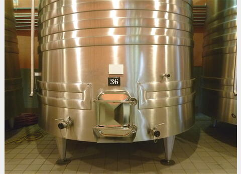 Cuve vinification INOX 304 tronconique - Volume : 177,7 hecto (17770 litres)