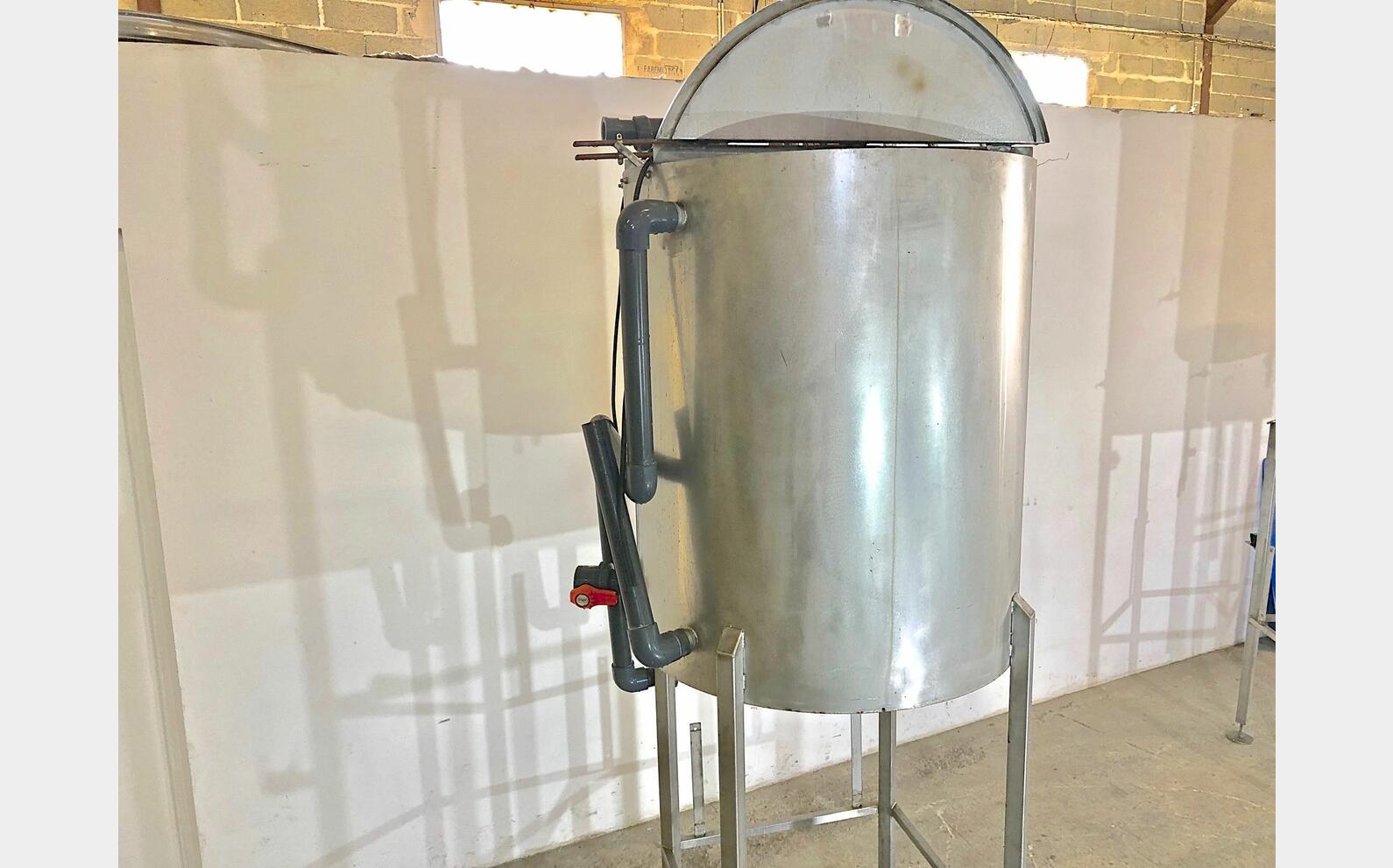 R&eacute;acteur en inox 316L avec agitateur