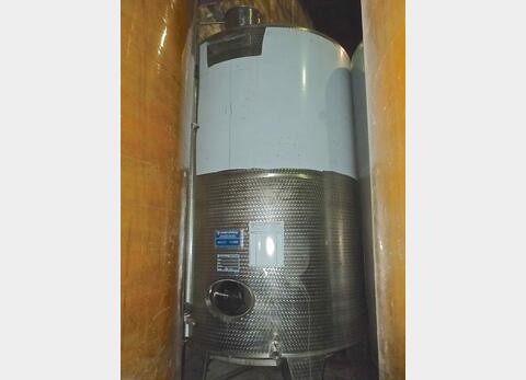 Cuve inox ferm&eacute;e sur pieds