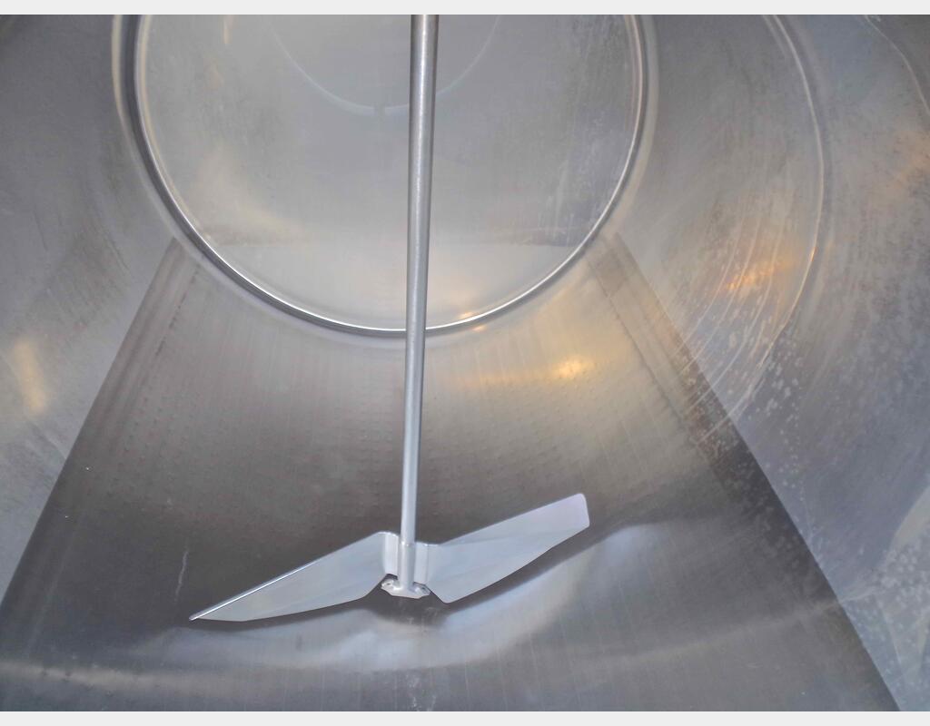 Tank à lait INOX - Volume : 2 000 litres