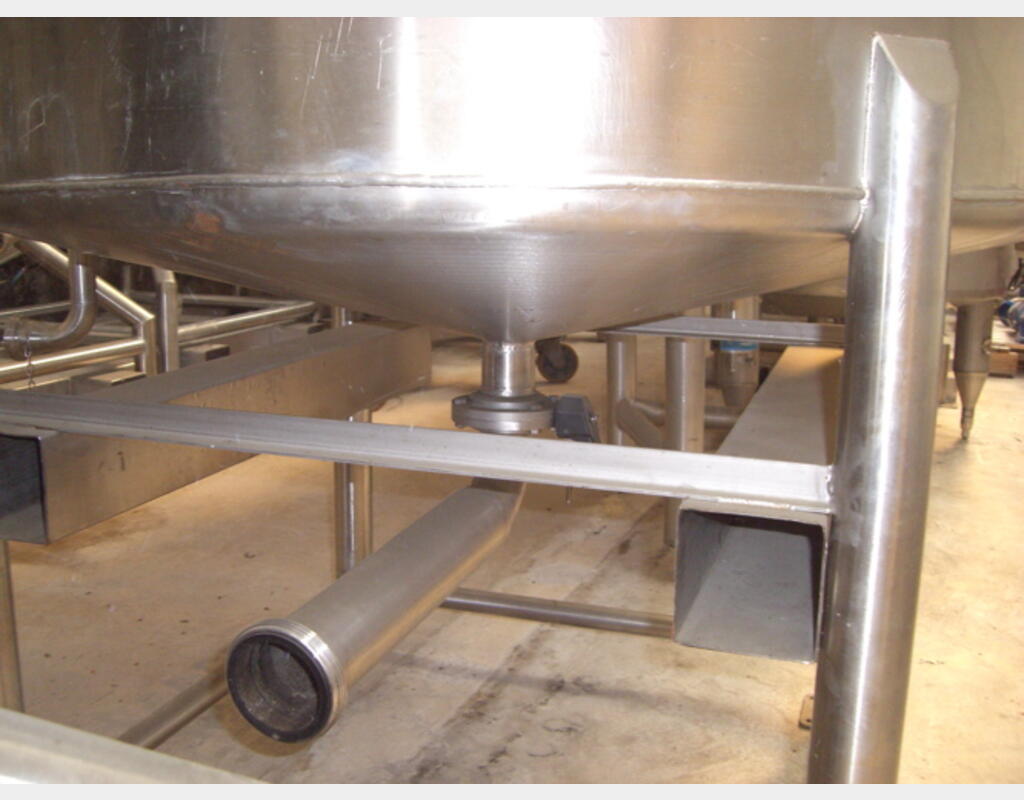 CUVE INOX 1000 LITRES INOX 316 L - marque pierre Guerin